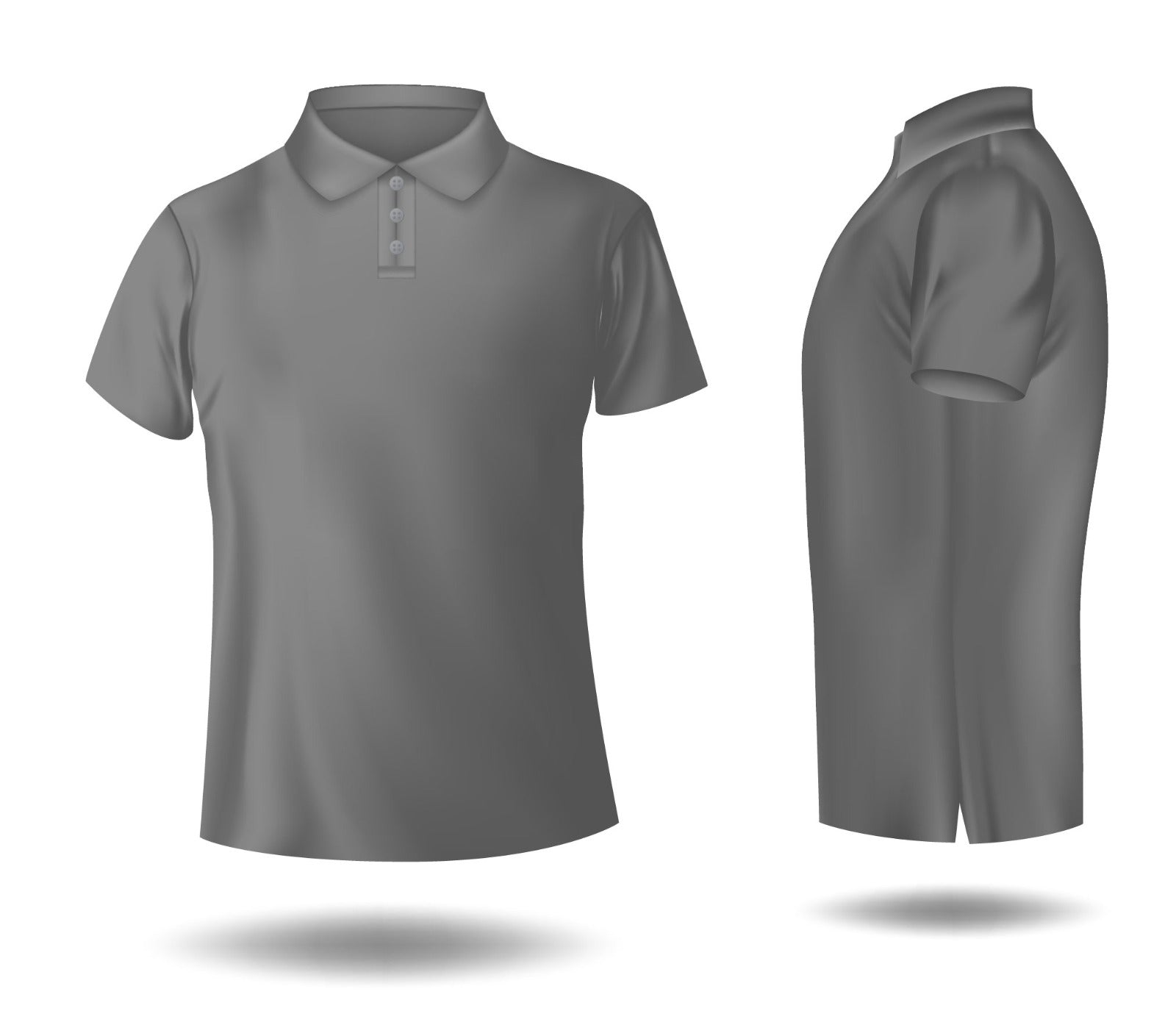  grey polo shirt for men and women