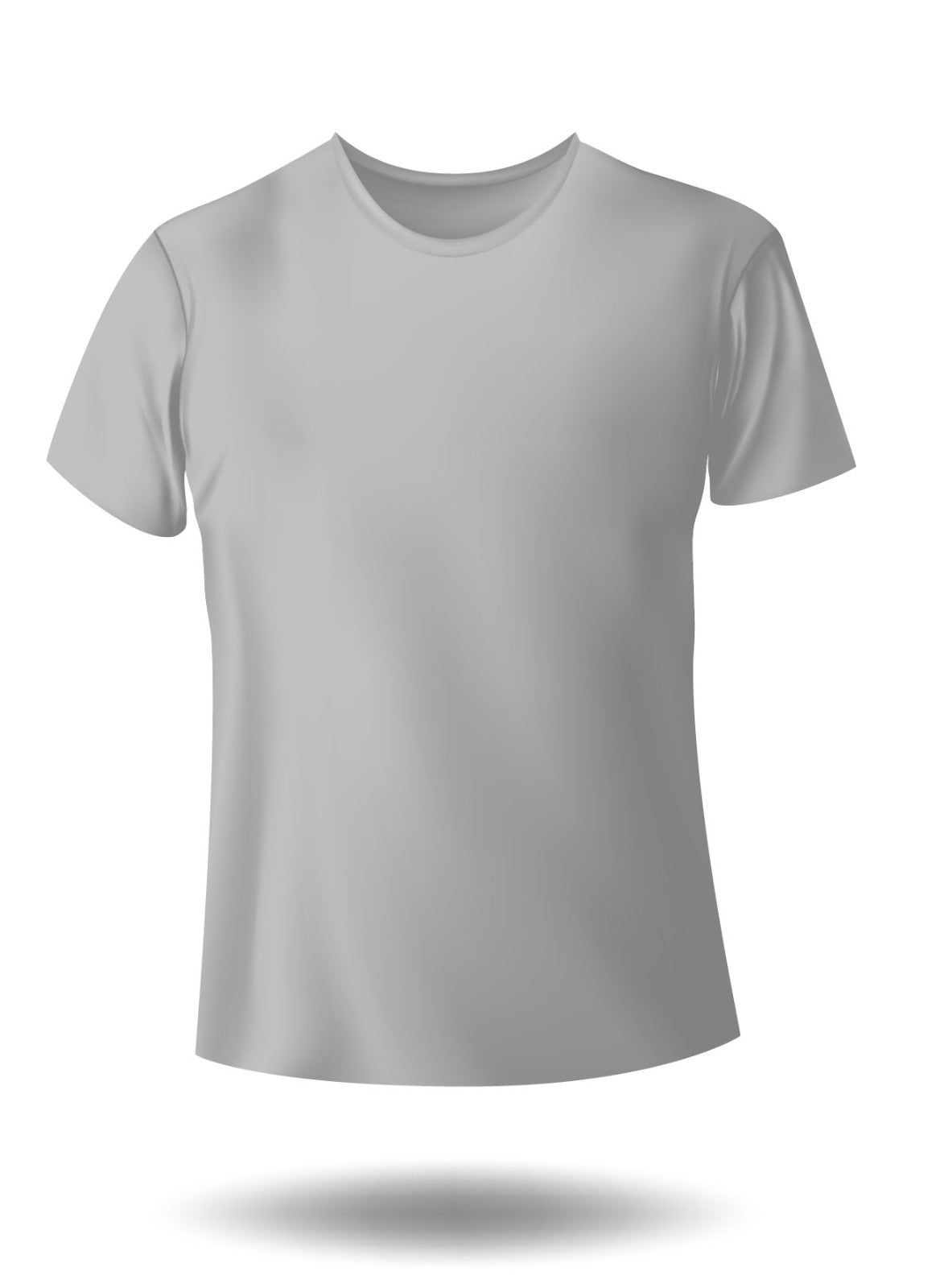 Grey t-shirt 5% for men and women
