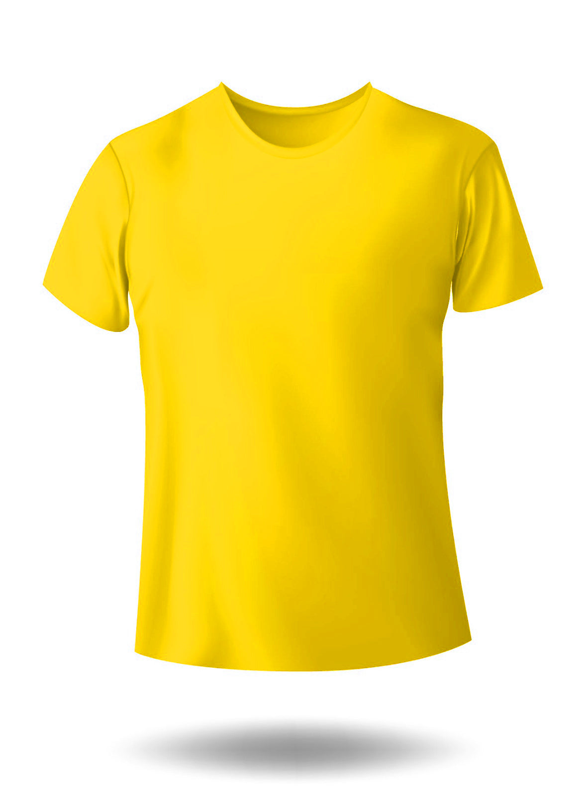 Plain yellow t-shirt for kids.